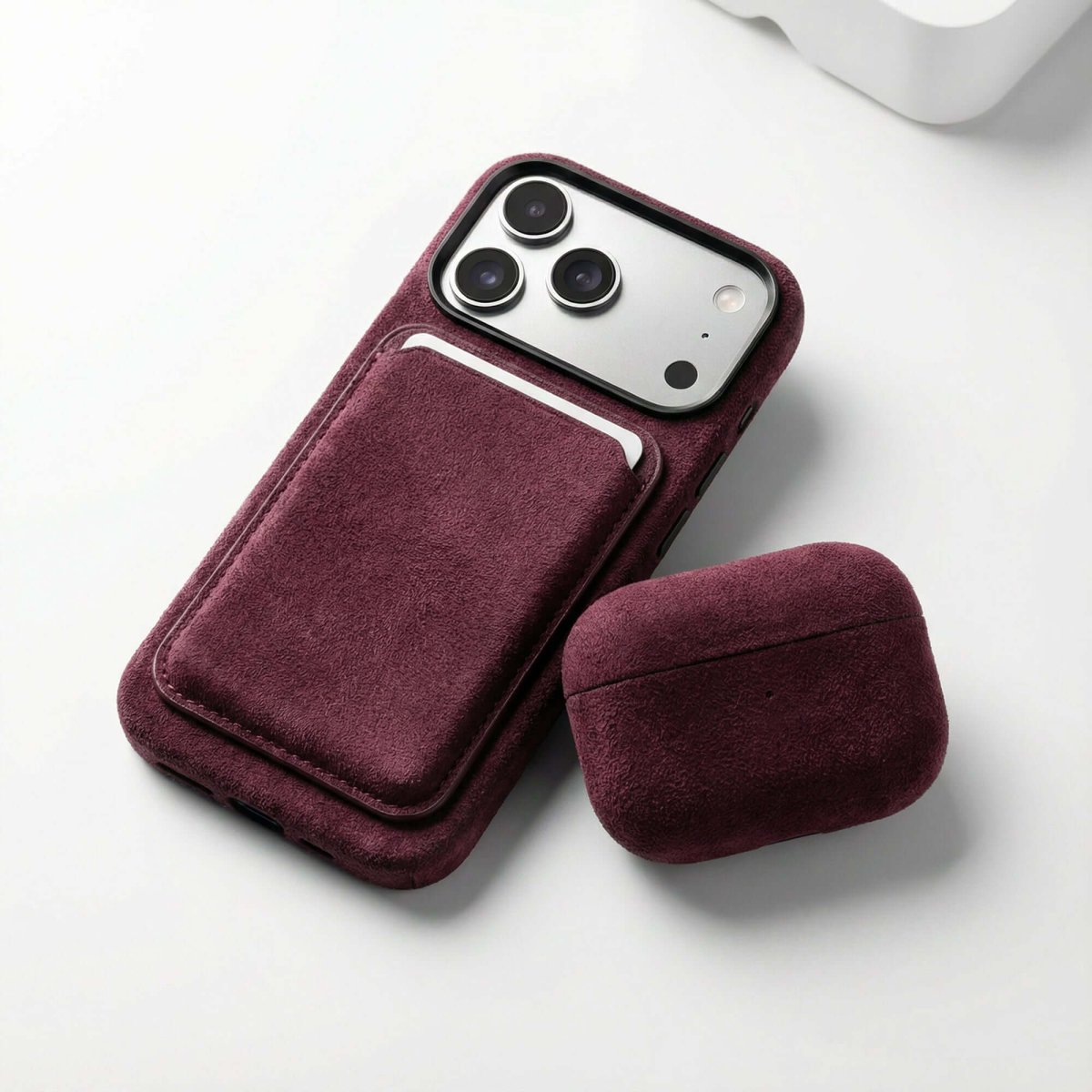 Wine Red Alcantara Products - Alcanside