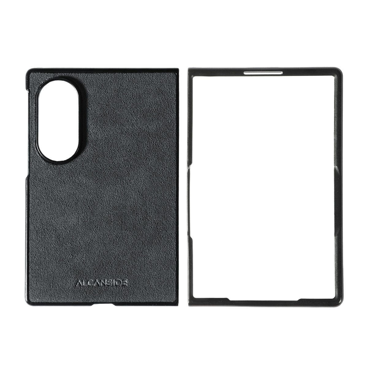 Samsung Galaxy Z Fold 8 - Alcantara Case - Space Grey 1