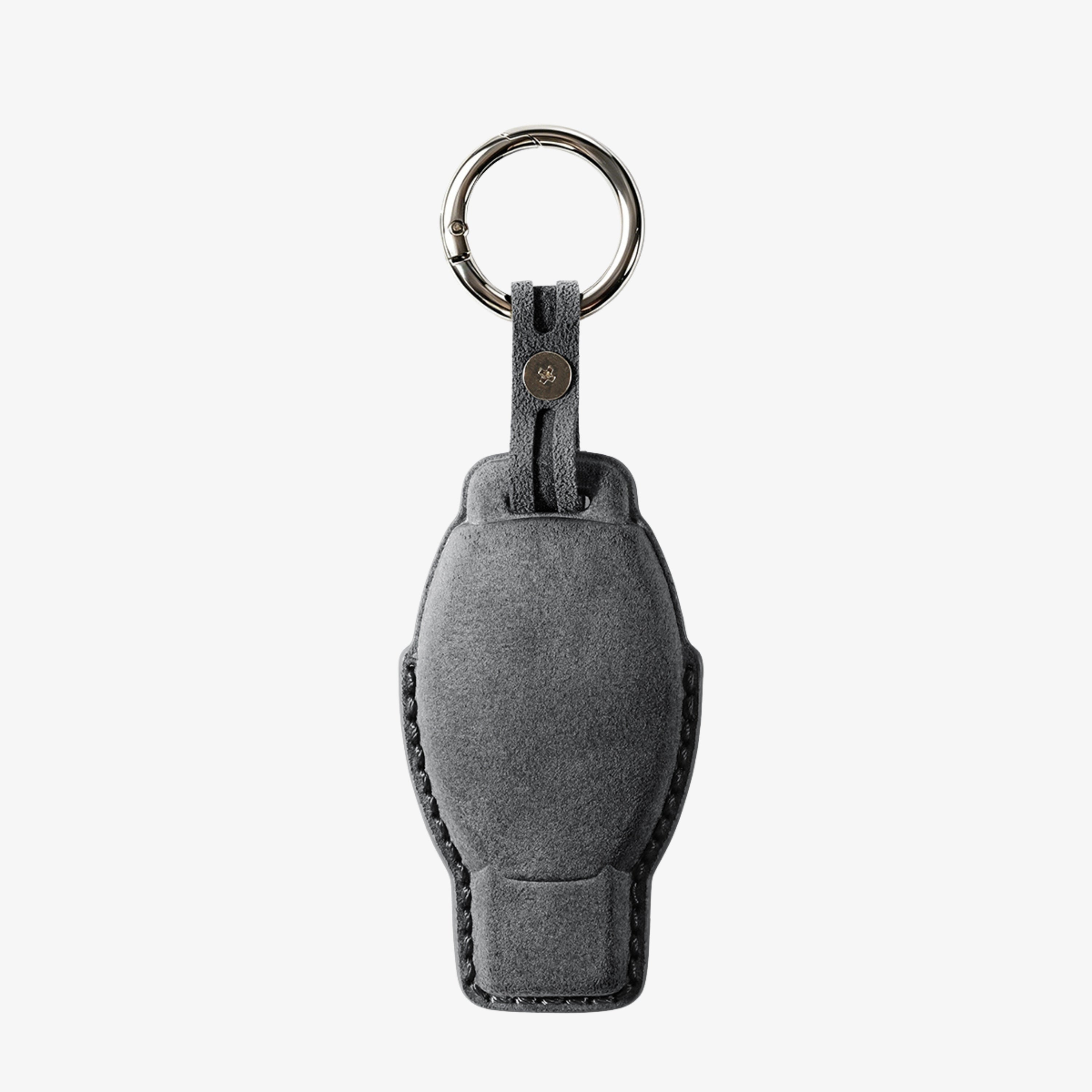Alcantara Car Key Fob Cover for Mercedes-Benz Model B - Space Grey