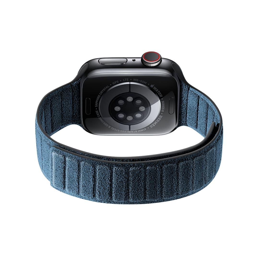 Alcantara Apple Watch Bandje - Ocean Blue - 38/40/41mm