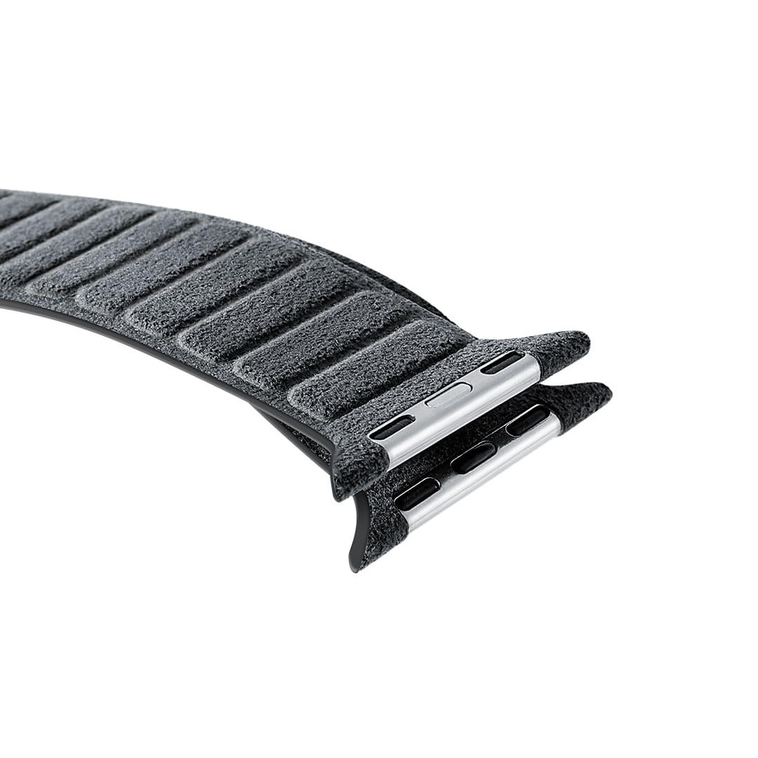 Alcantara Apple Watch Band – Space Grau – 42/44/45 mm und Ultra (49mm)