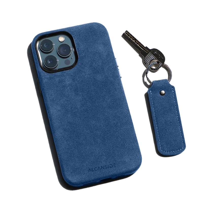 Alcantara Sleutelhanger - Ocean Blue