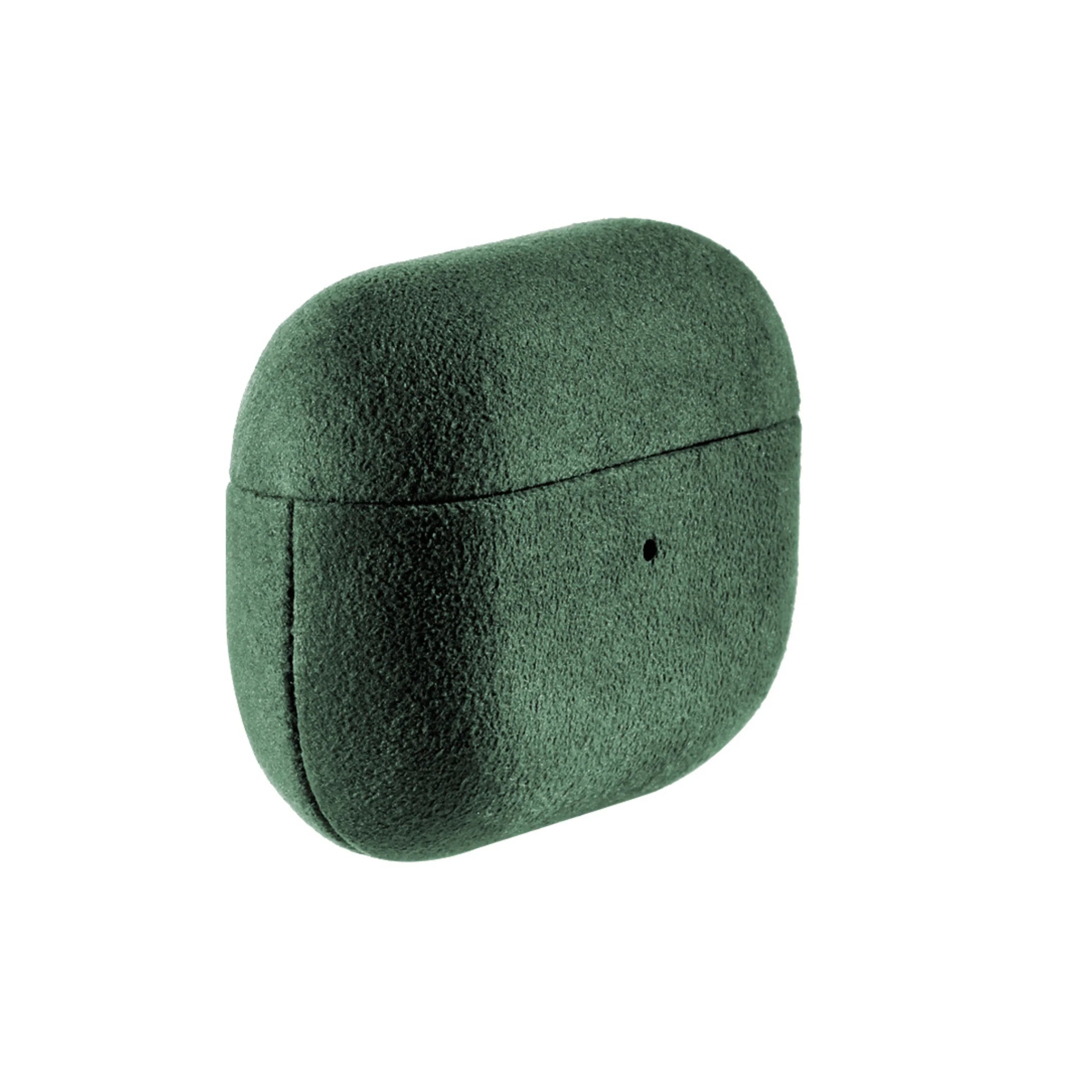 AirPods Pro Alcantara Hoesje - Midnight Green