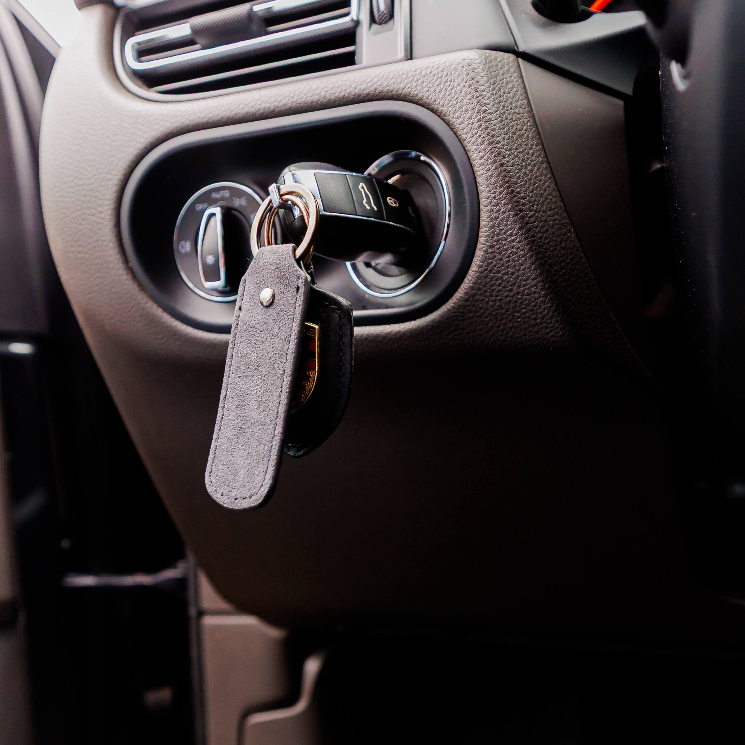 Alcantara Sleutelhanger - Space Grey