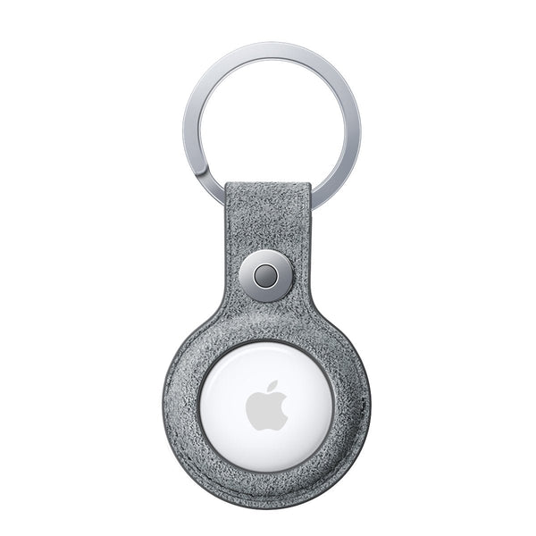 Alcantara AirTag Key Ring - Nardo Gray