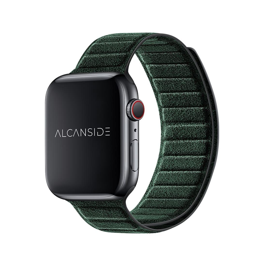 Alcantara Apple Watch Band - Midnight Green - 42/44/45/46mm