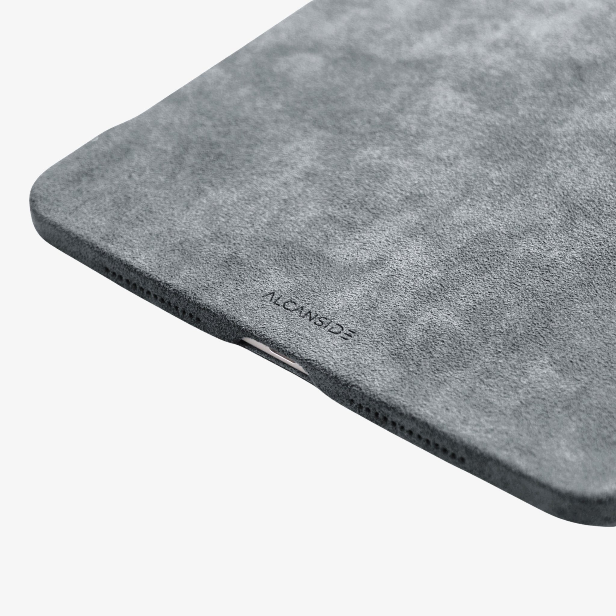 Alcantara iPad Cover - For iPad Air 2026 (13 inch) - Nardo Gray - Alcanside