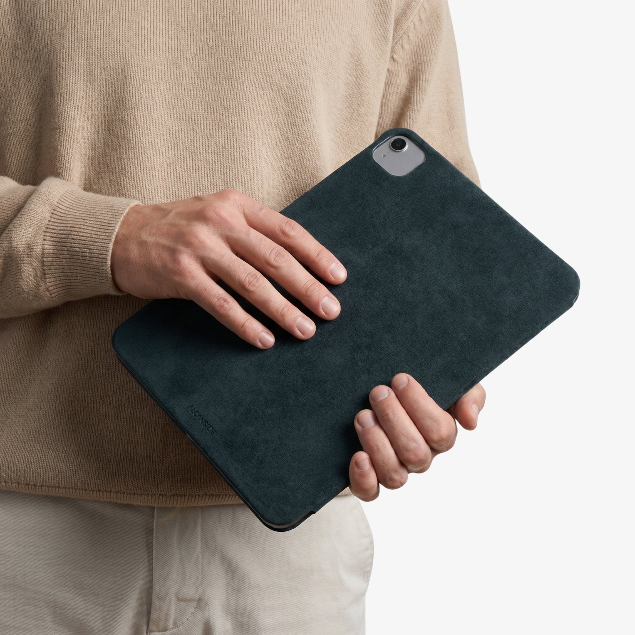 Alcantara iPad Cover - For iPad Air 2026 (13 inch) - Navy Blue - Alcanside