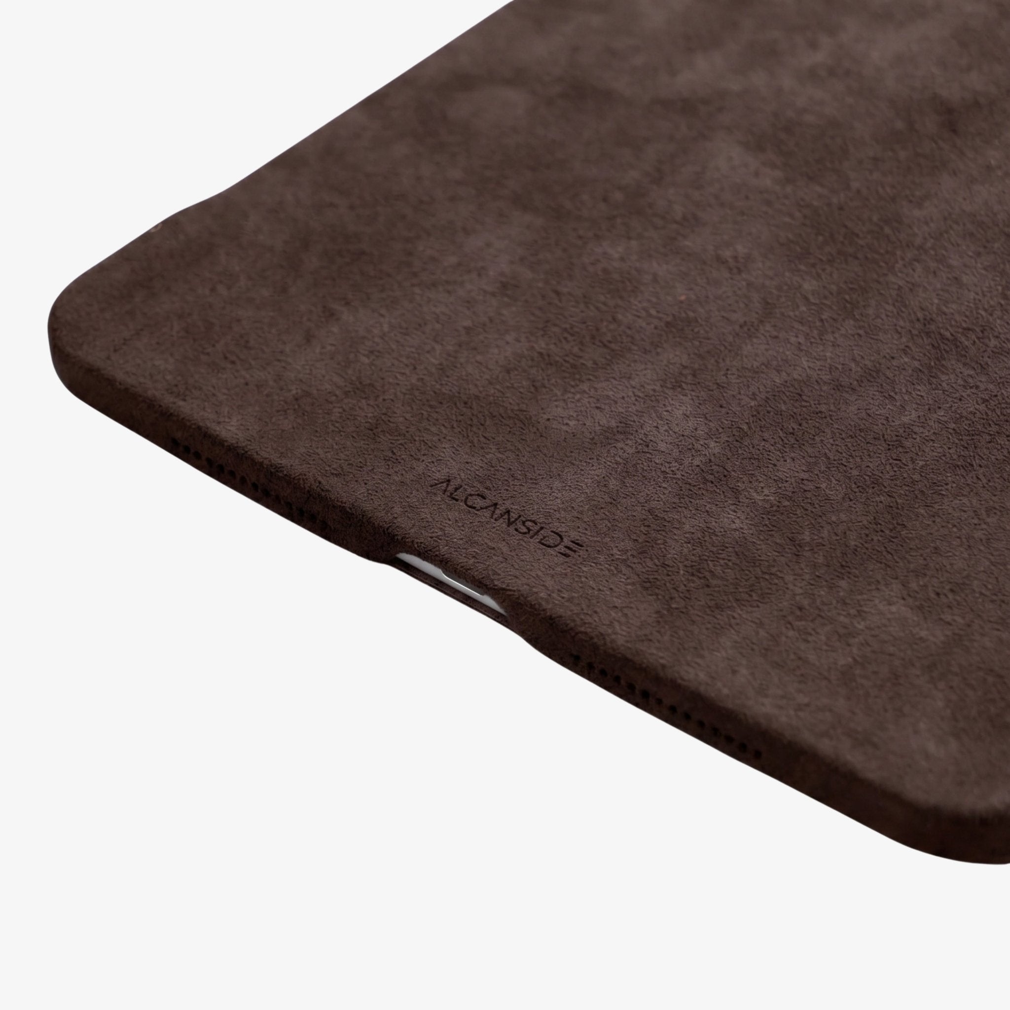 Alcantara iPad Cover - For iPad Pro (13 inch) - Chocolate Brown - Alcanside