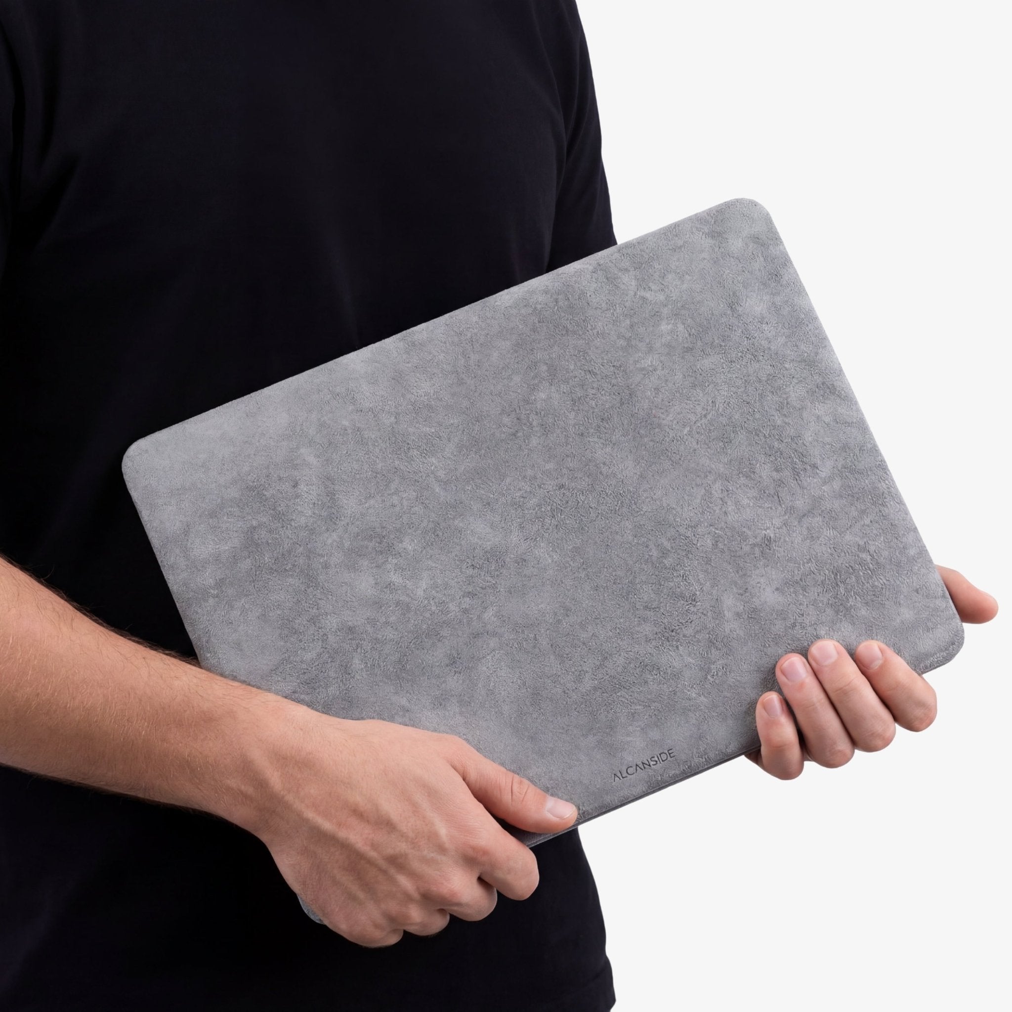 Alcantara MacBook Pro & Pro Max Cover - For 16 inch (2021 - 2024) - Nardo Gray - Alcanside