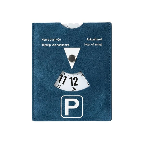 Alcantara Parking Disc - Ocean Blue