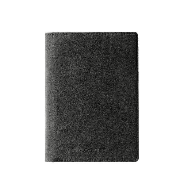 Alcantara Passport Cover - Space Grey