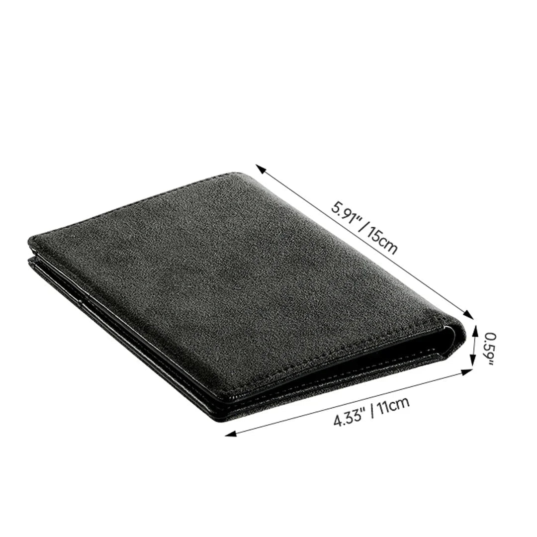 Alcantara Passport holder - Space Grey - Alcanside