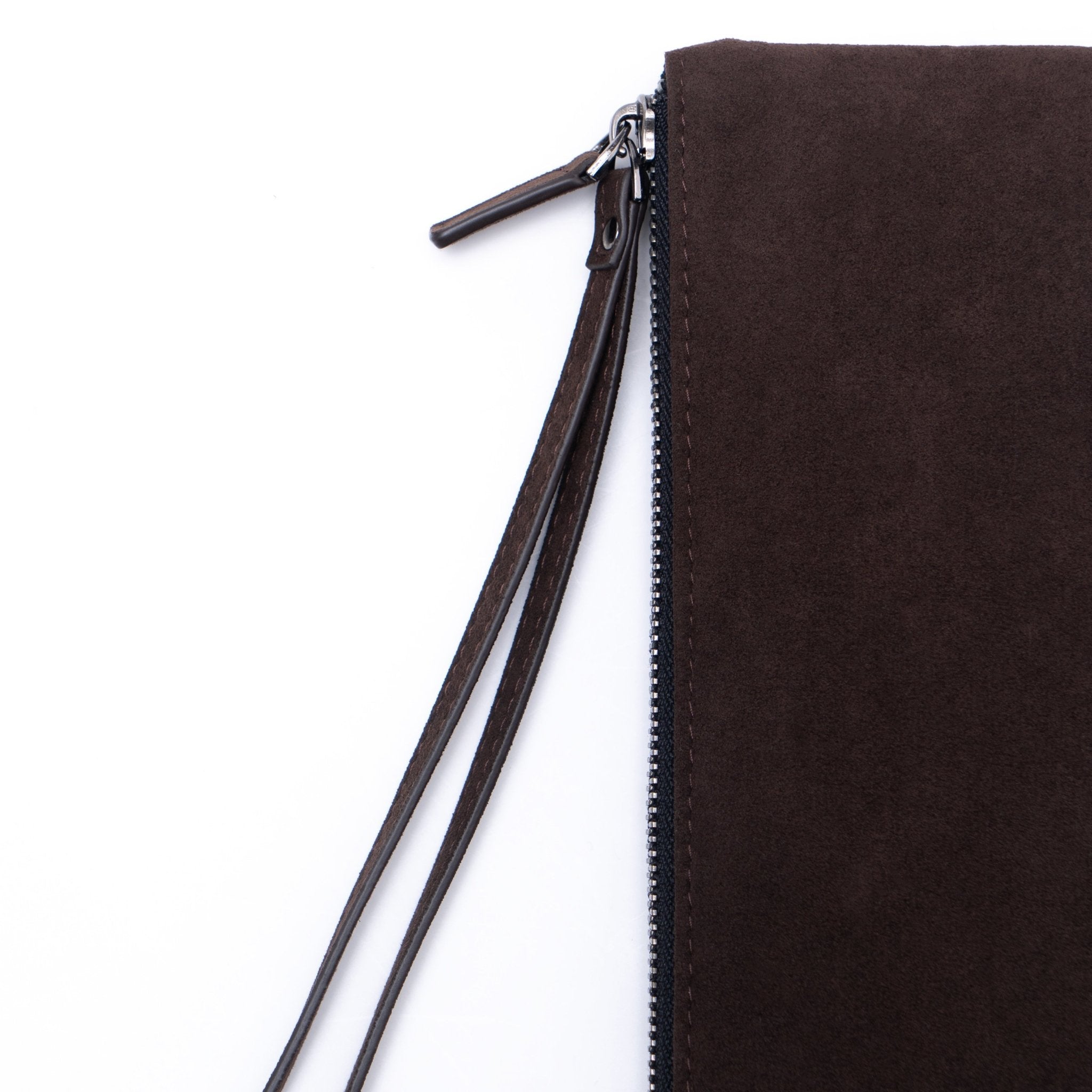 Alcantara Pouch - Chocolate brown - Alcanside