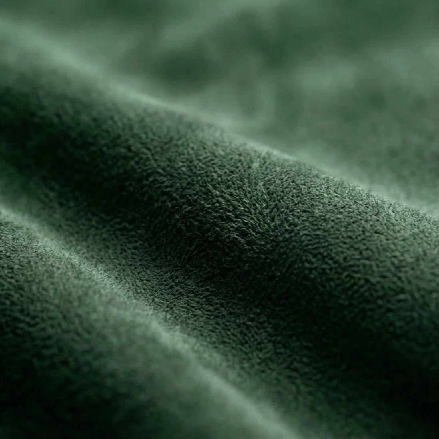 Alcantara Pouch - Midnight Green - Alcanside