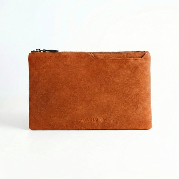 Alcantara Pouch - Orange