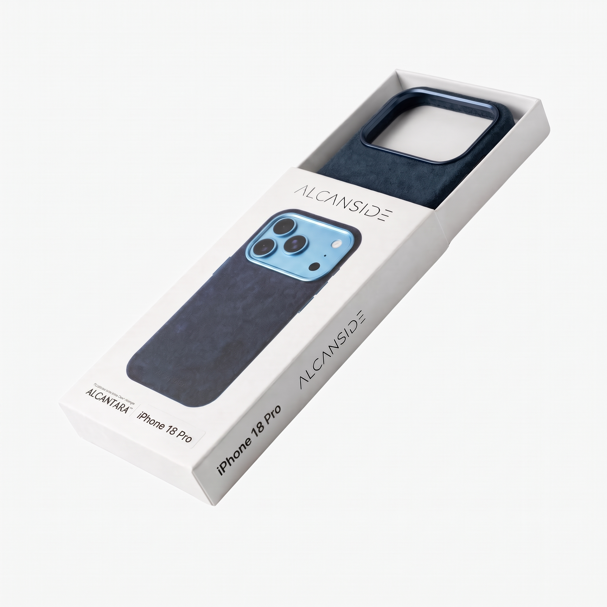 iPhone 18 Pro Max Alcantara case packaging