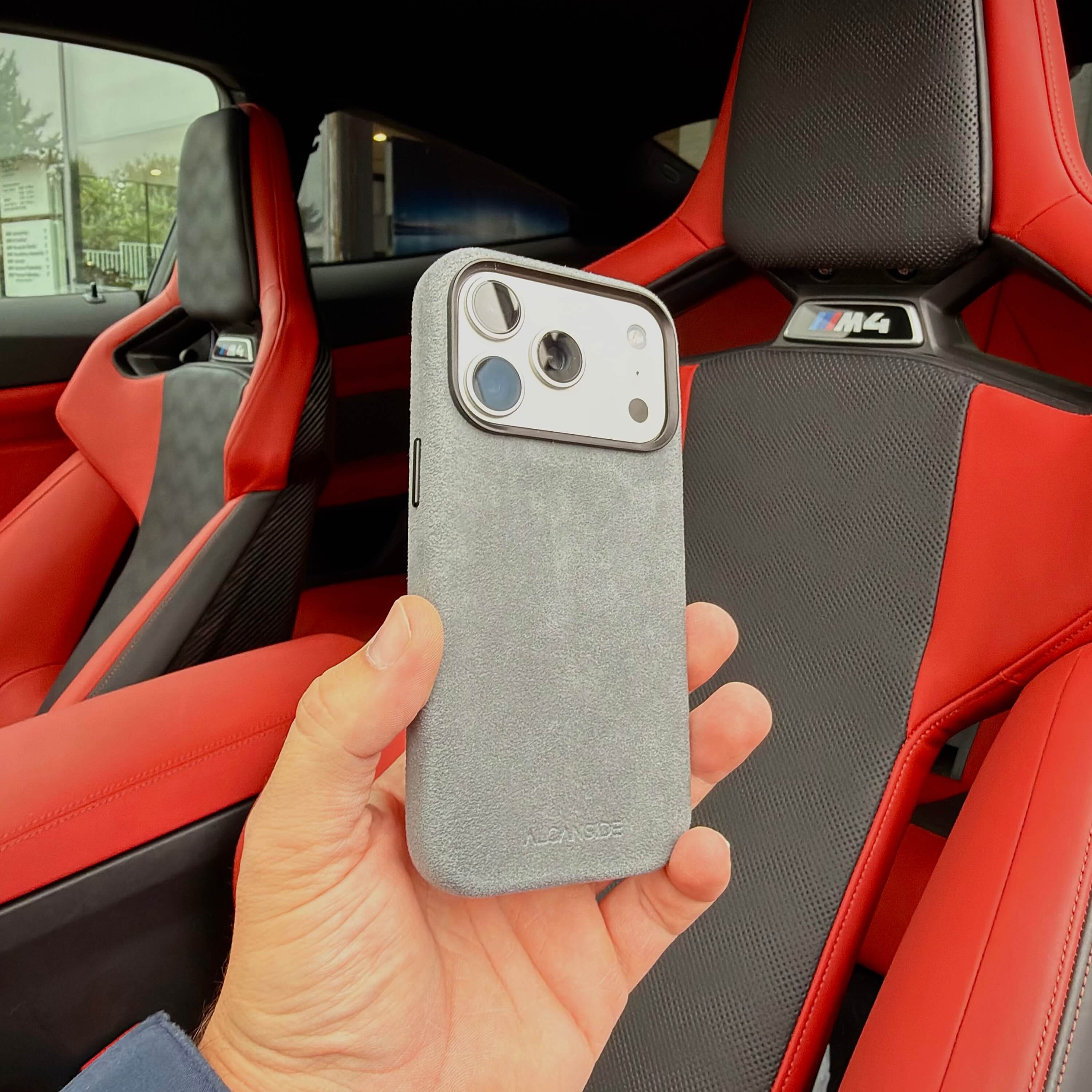 iPhone 17 Pro - Alcantara Case - Nardo Gray