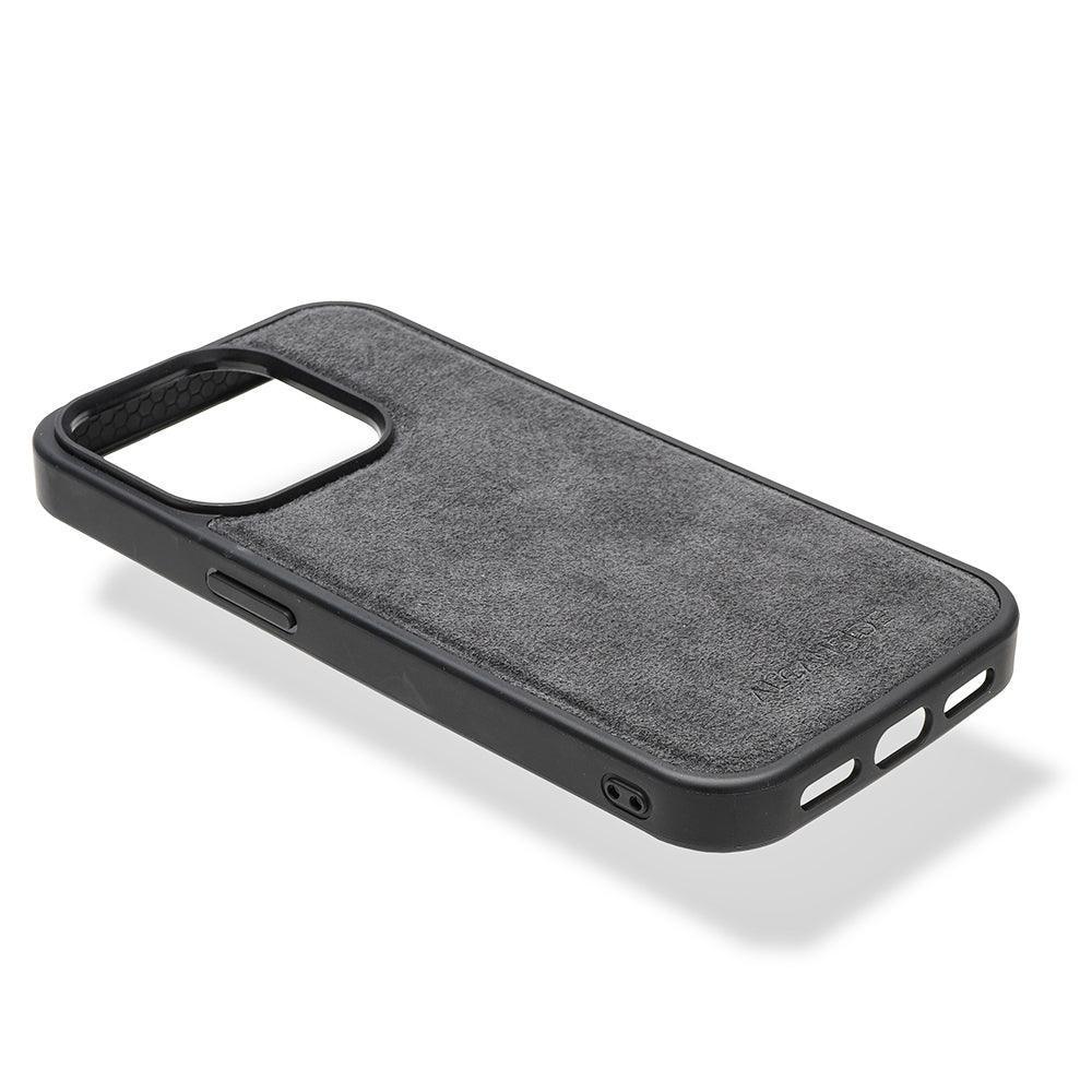 iPhone 12 Pro Max - Alcantara Back Cover - Space Grey - Alcanside