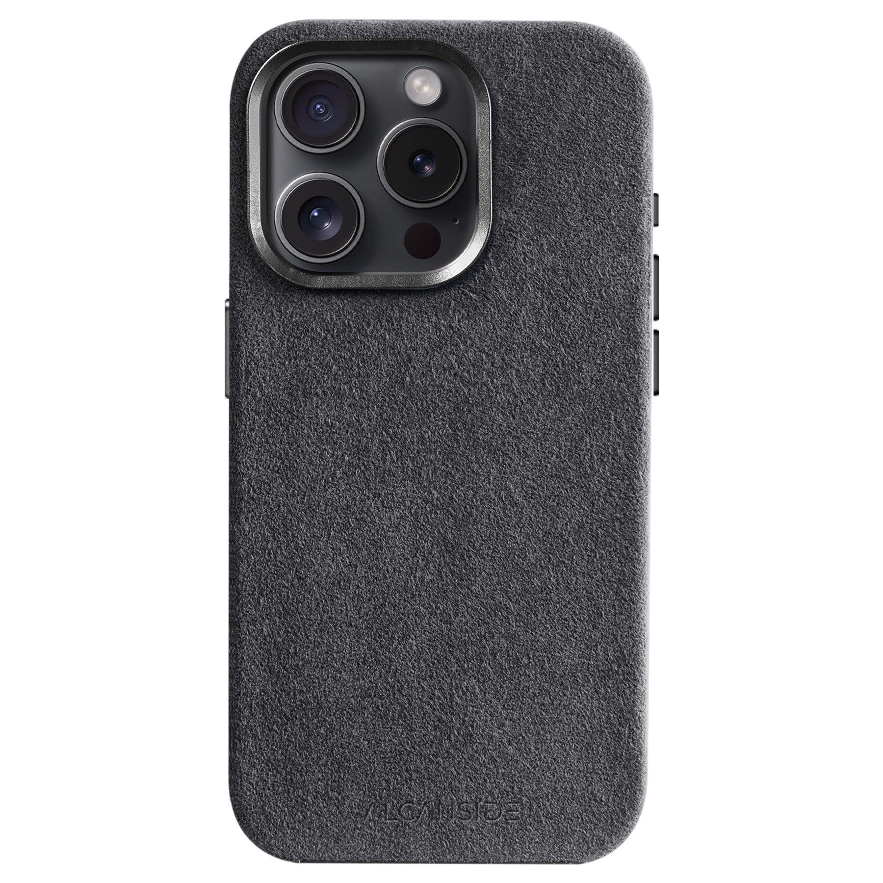iPhone 15 Pro Max - Alcantara Case - Space Grey iPhone 15 Pro Max - Alcantara Case - Space Grey