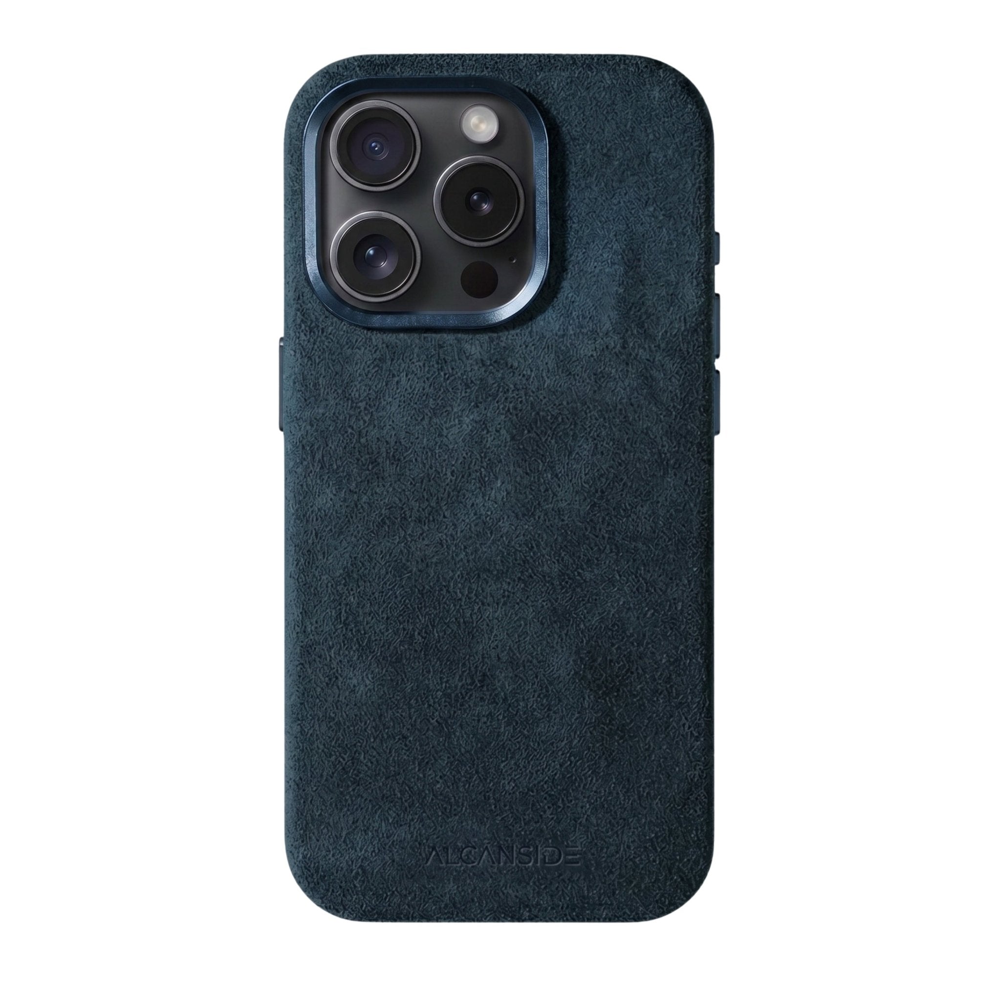 iPhone 16 Pro - Alcantara Case - Navy Blue - Alcanside