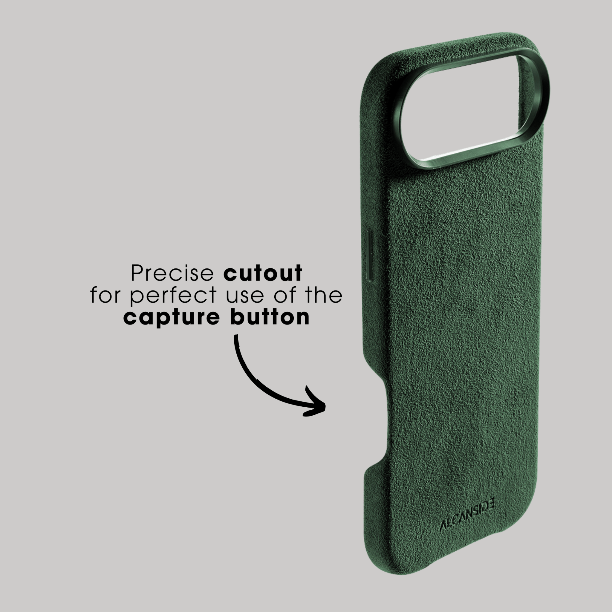 iPhone 17 Air - Alcantara Case - Midnight Green - Alcanside