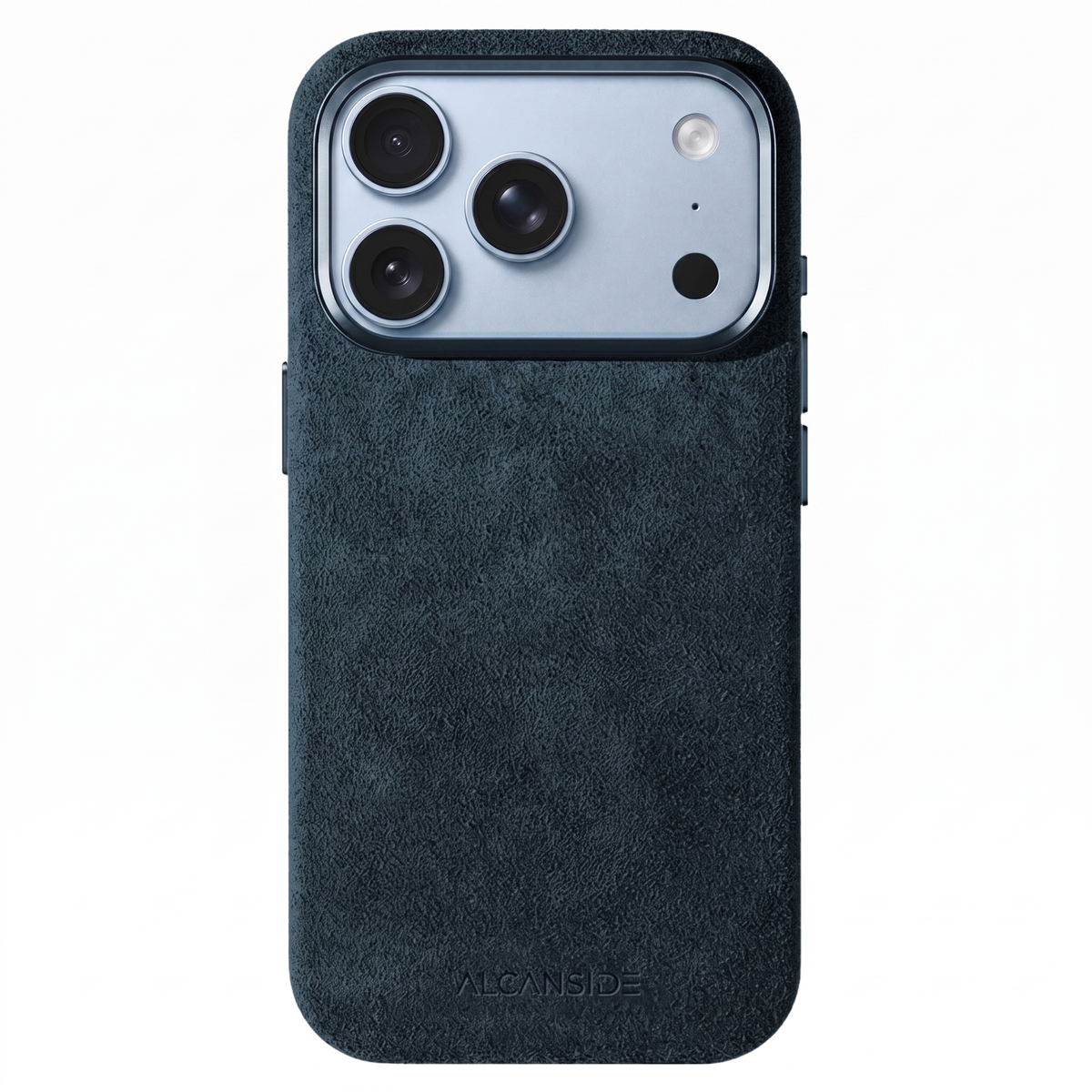 iPhone 18 Pro - Alcantara Case - Navy Blue #iPhone model:_iPhone 18 Pro|iPhone 18 Pro Max