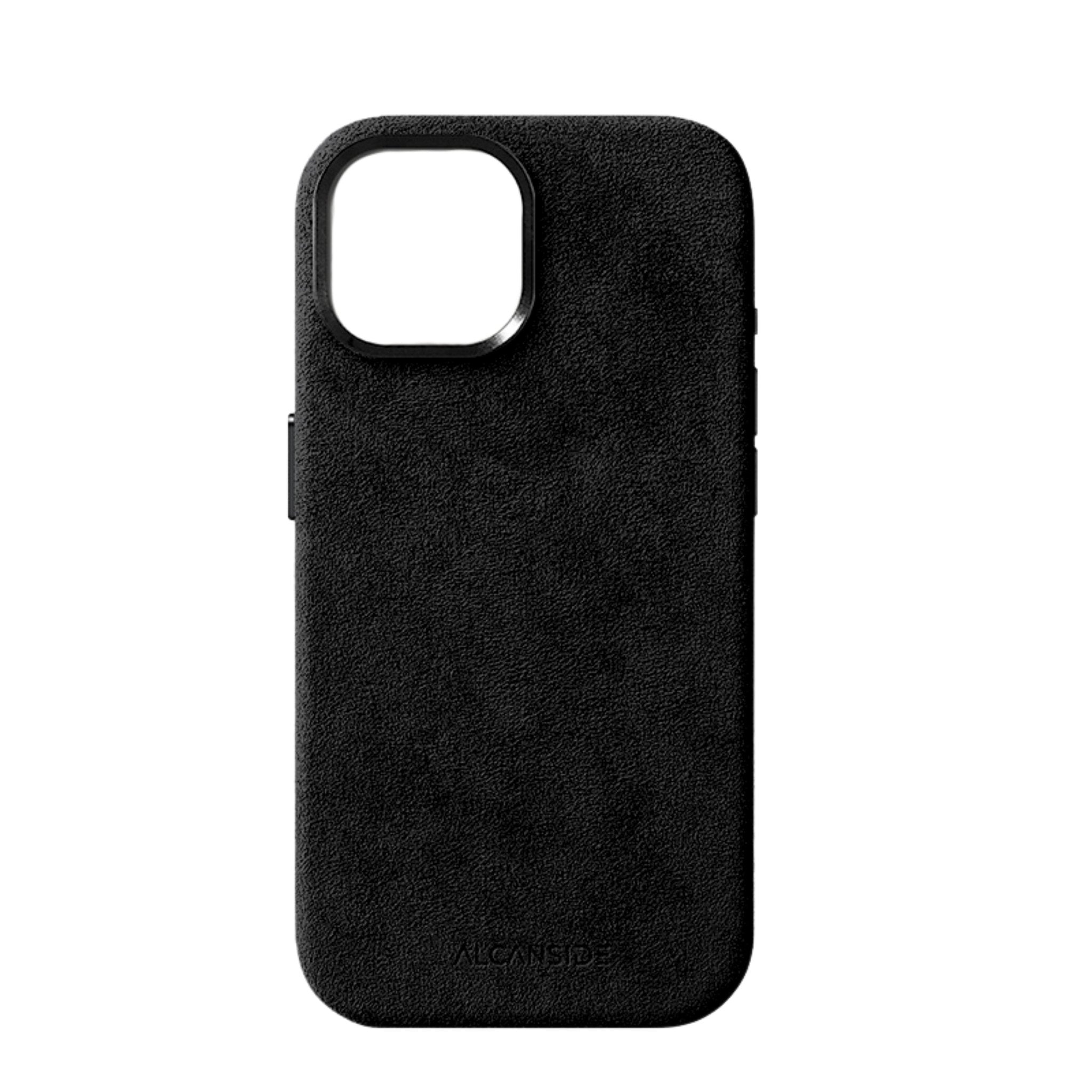 Deep Black Alcantara iPhone 18 Pro case