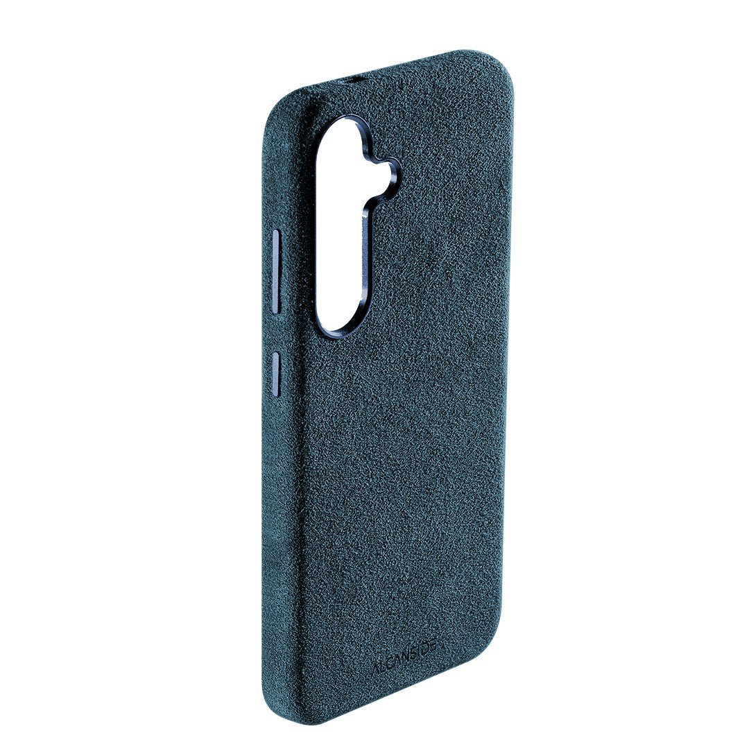 Samsung Galaxy S25 - Alcantara Case - Ocean Blue - Alcanside