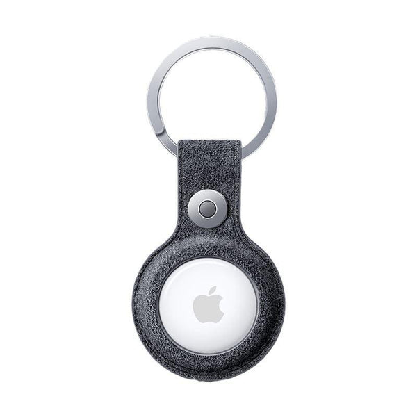Alcantara AirTag Key Ring - Space Grey