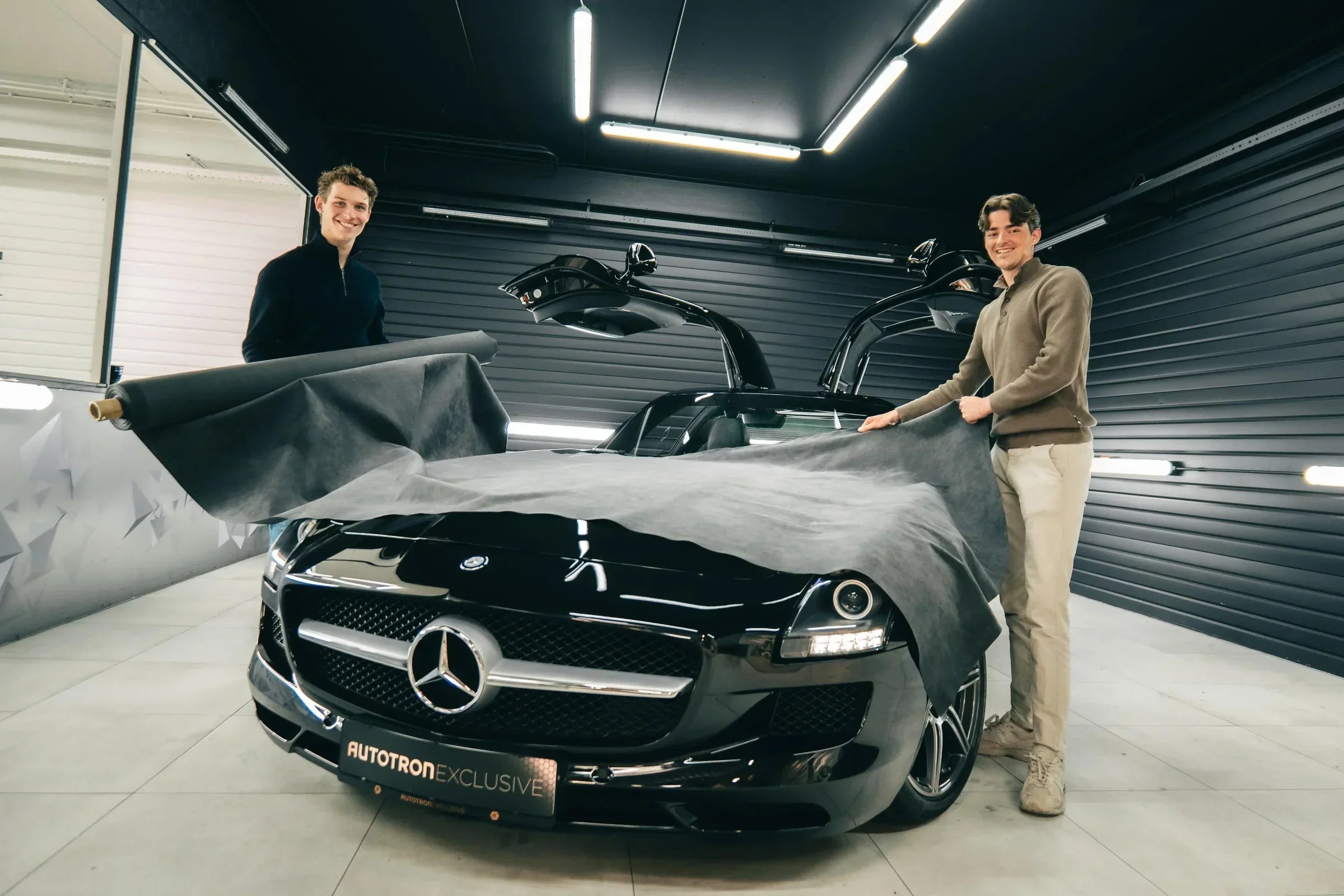 Alcantara-Wrapped Mercedes SLS