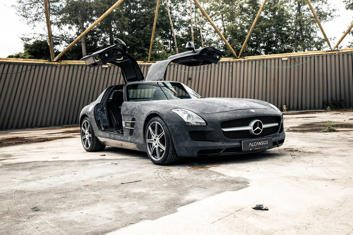 The Final Result: Our Mercedes SLS AMG in Alcantara - Alcanside