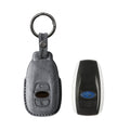 Alcantara Car Key Fob Cover for Subaru Model A - Space Grey