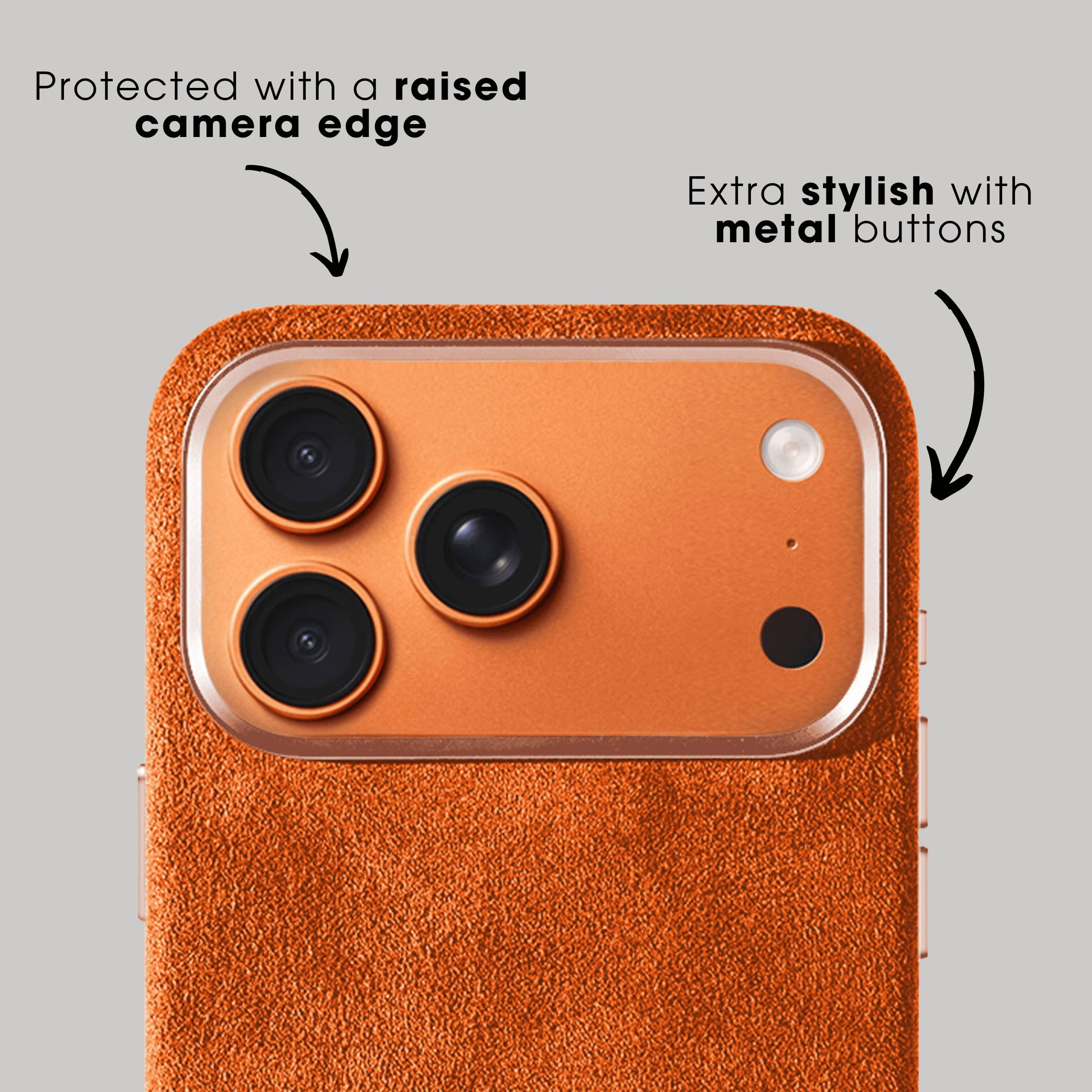 iPhone 17 Pro - Alcantara Case - Orange