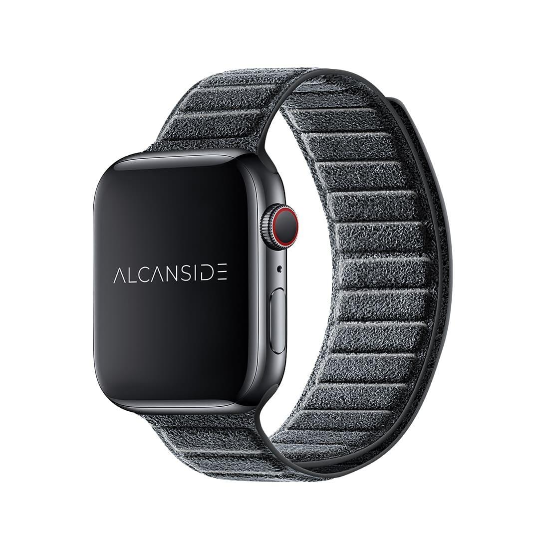 Alcantara Apple Watch Bandje - Space Grey - 38/40/41mm