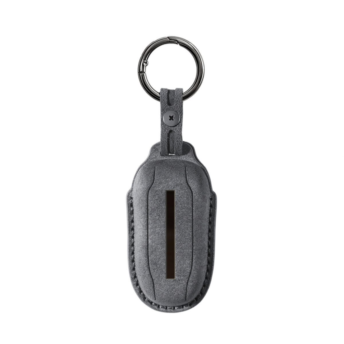 Alcantara Car Key Fob Cover for Tesla Model B (X) - Space Grey 5