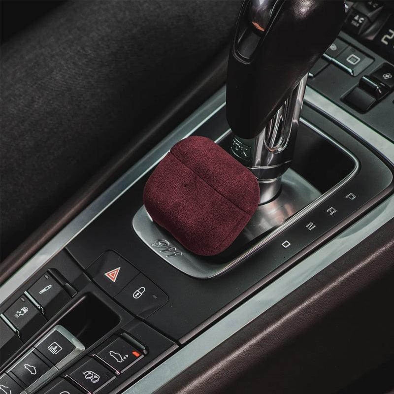 AirPods (3rd generation) Alcantara Case - Wine Red - Alcanside