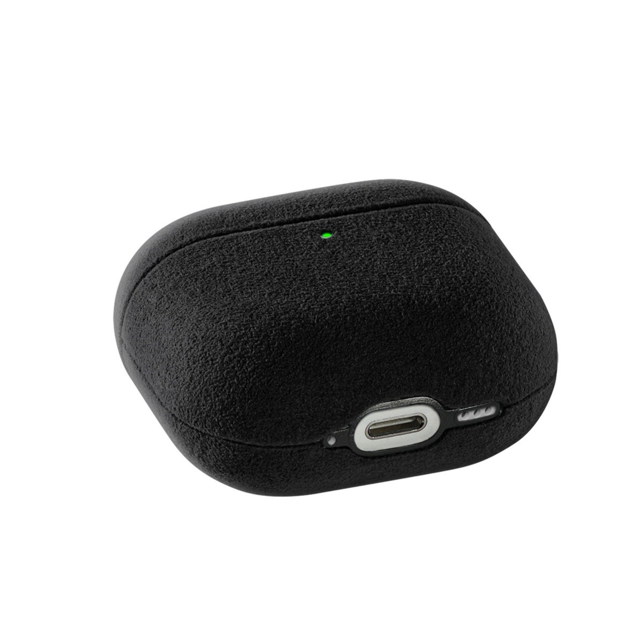 AirPods (4th generation) Alcantara Case - Deep Black - Alcanside