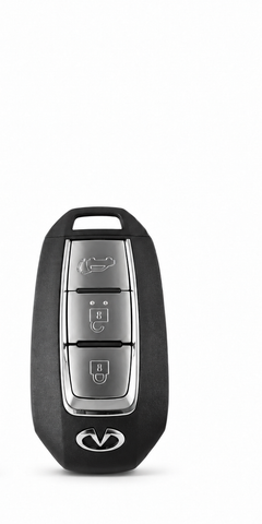 Alcantara Car Key Fob Cover for Infiniti Model A - Space Grey