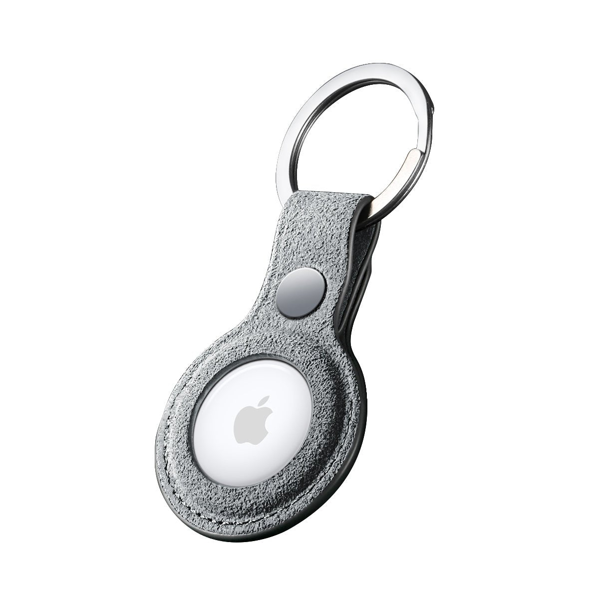 Alcantara AirTag Key Ring - Nardo Gray - Alcanside
