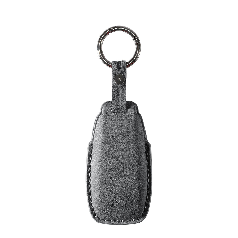 Alcantara Car Key Fob Cover for Mercedes-Benz | Model A with Buckle ...