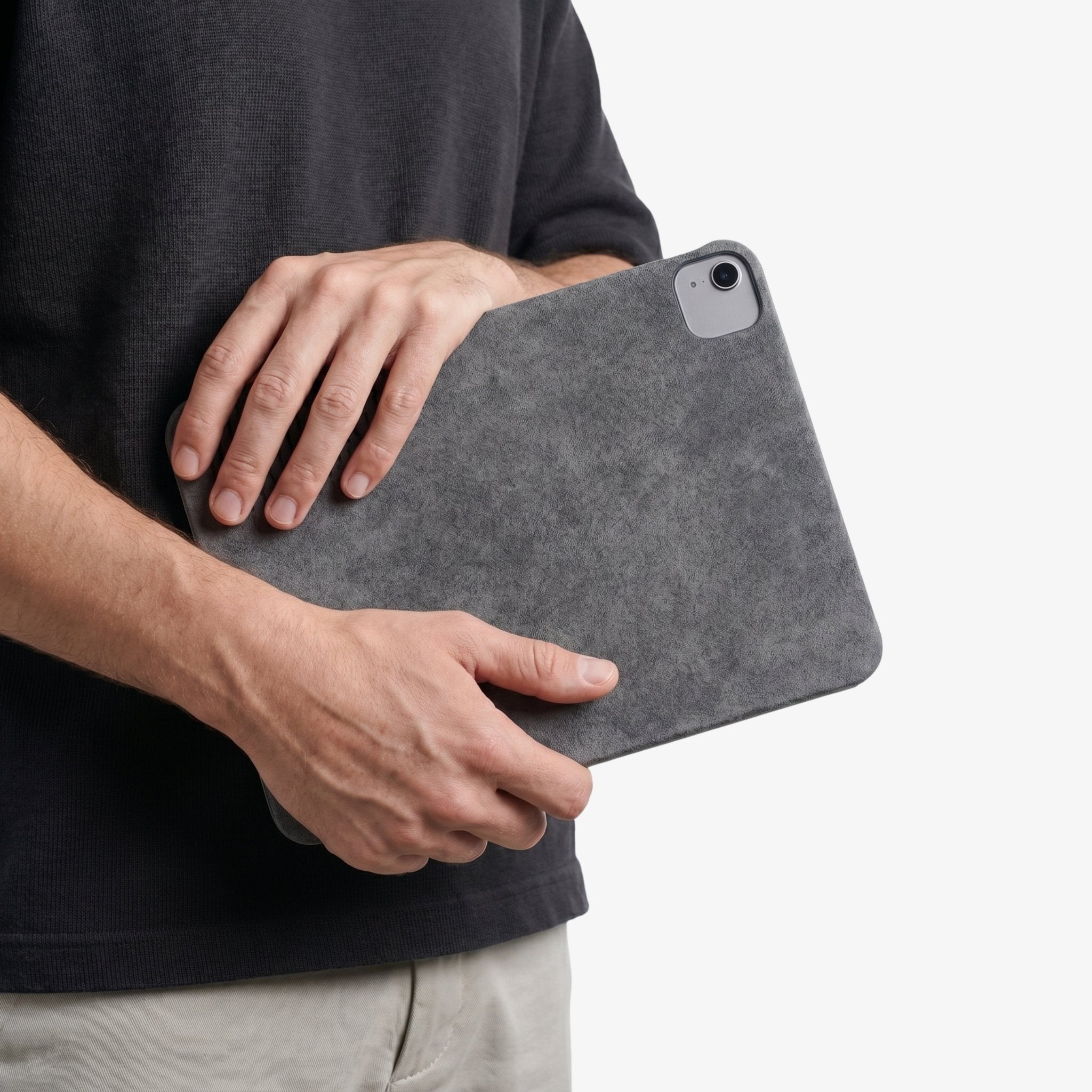 Alcantara iPad Cover - For iPad Air (11 inch) - Space Grey - Alcanside