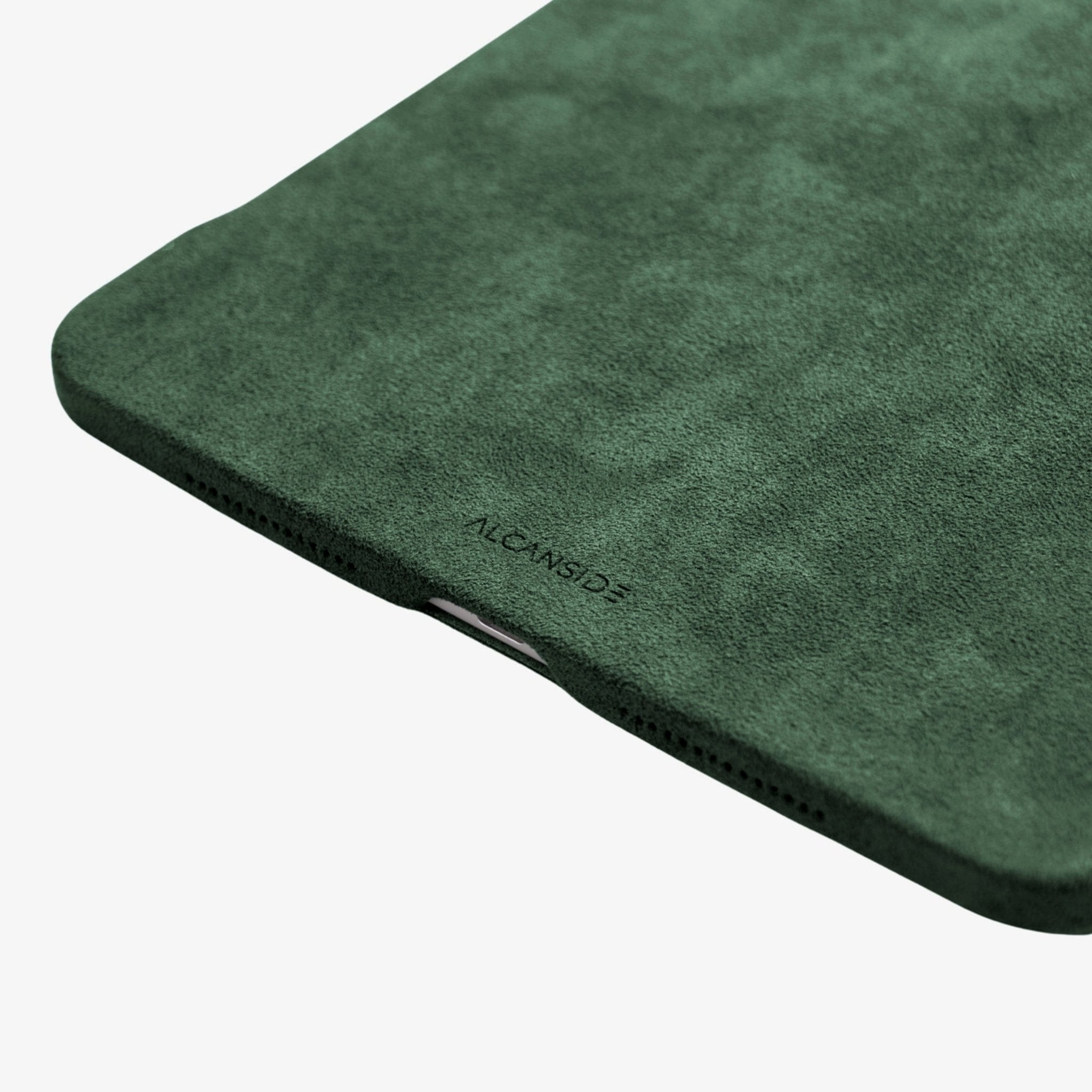 Alcantara iPad Cover - For iPad Air 2026  (13 inch) - Midnight Green - Alcanside