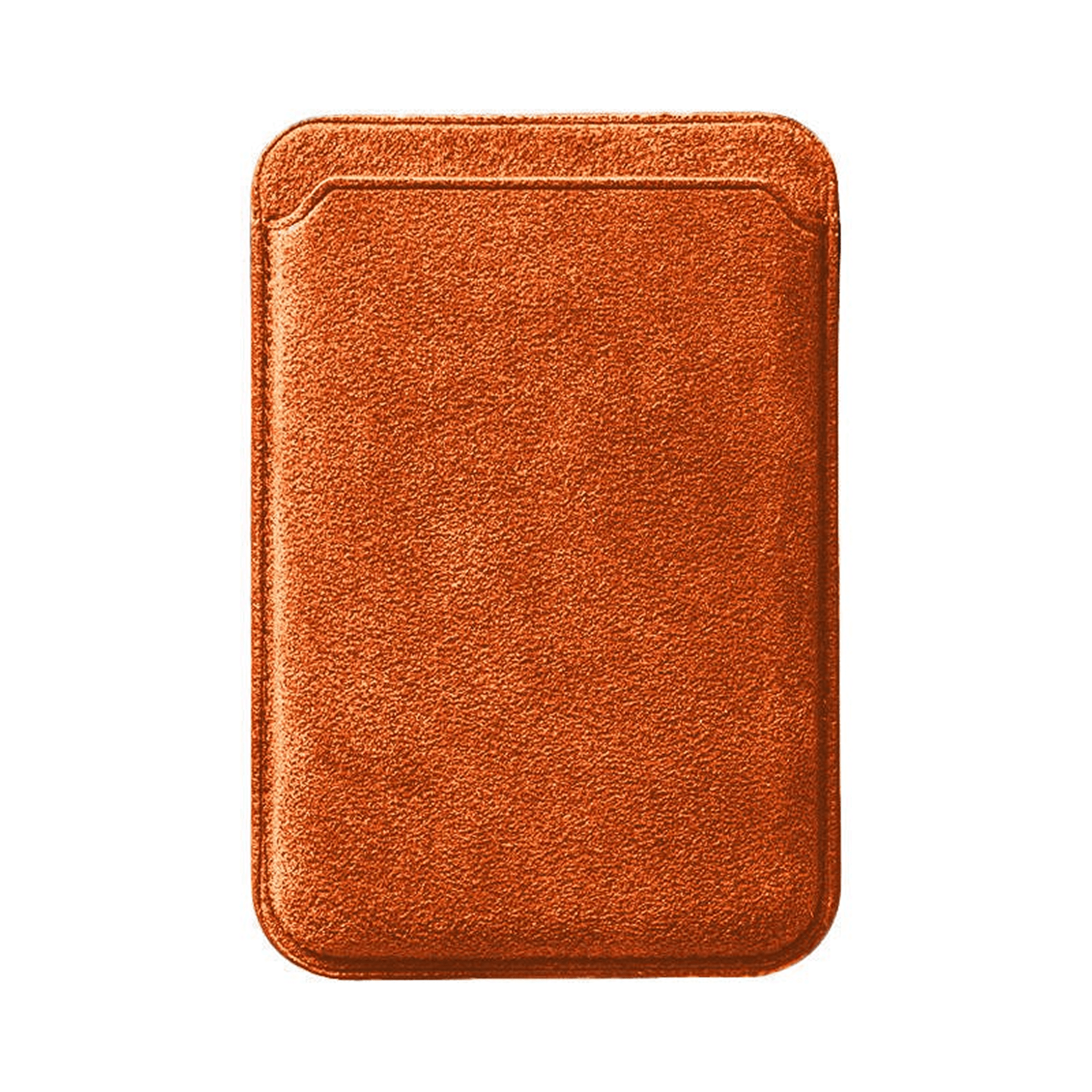 Alcantara MagSafe Wallet - Orange - Alcanside