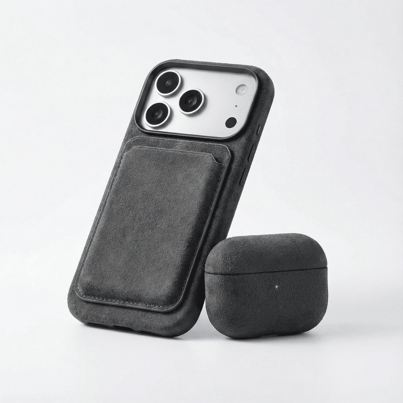 iPhone 13 Mini - Alcantara Case- Midnight Green - Alcanside iPhone 13 Mini - Alcantara Case- Midnight Green - Alcanside