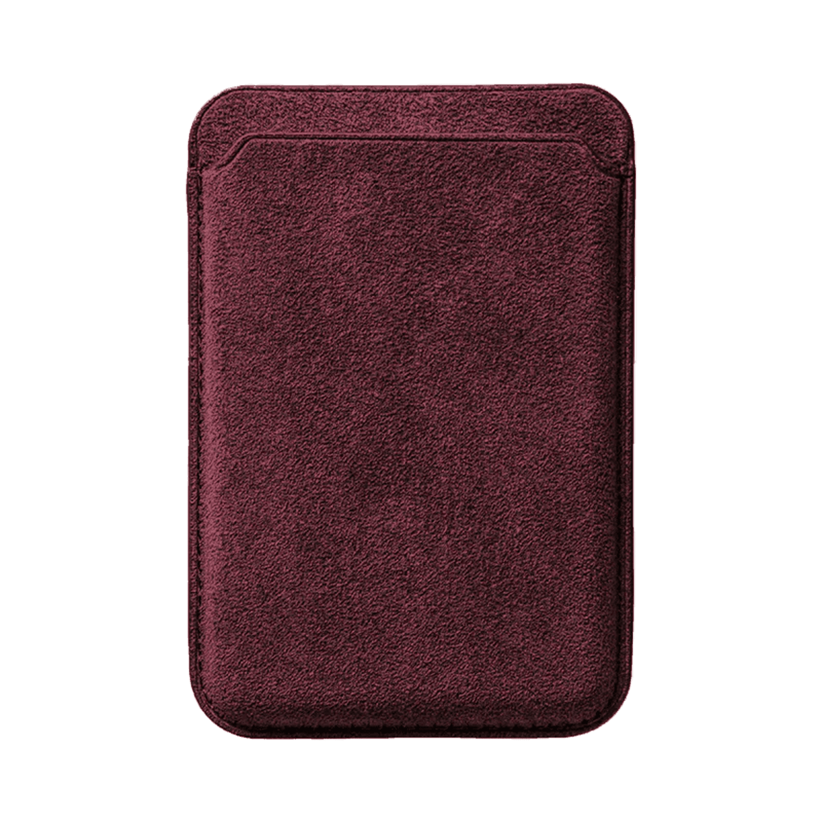 Alcantara MagSafe Wallet - Wine Red - Alcanside