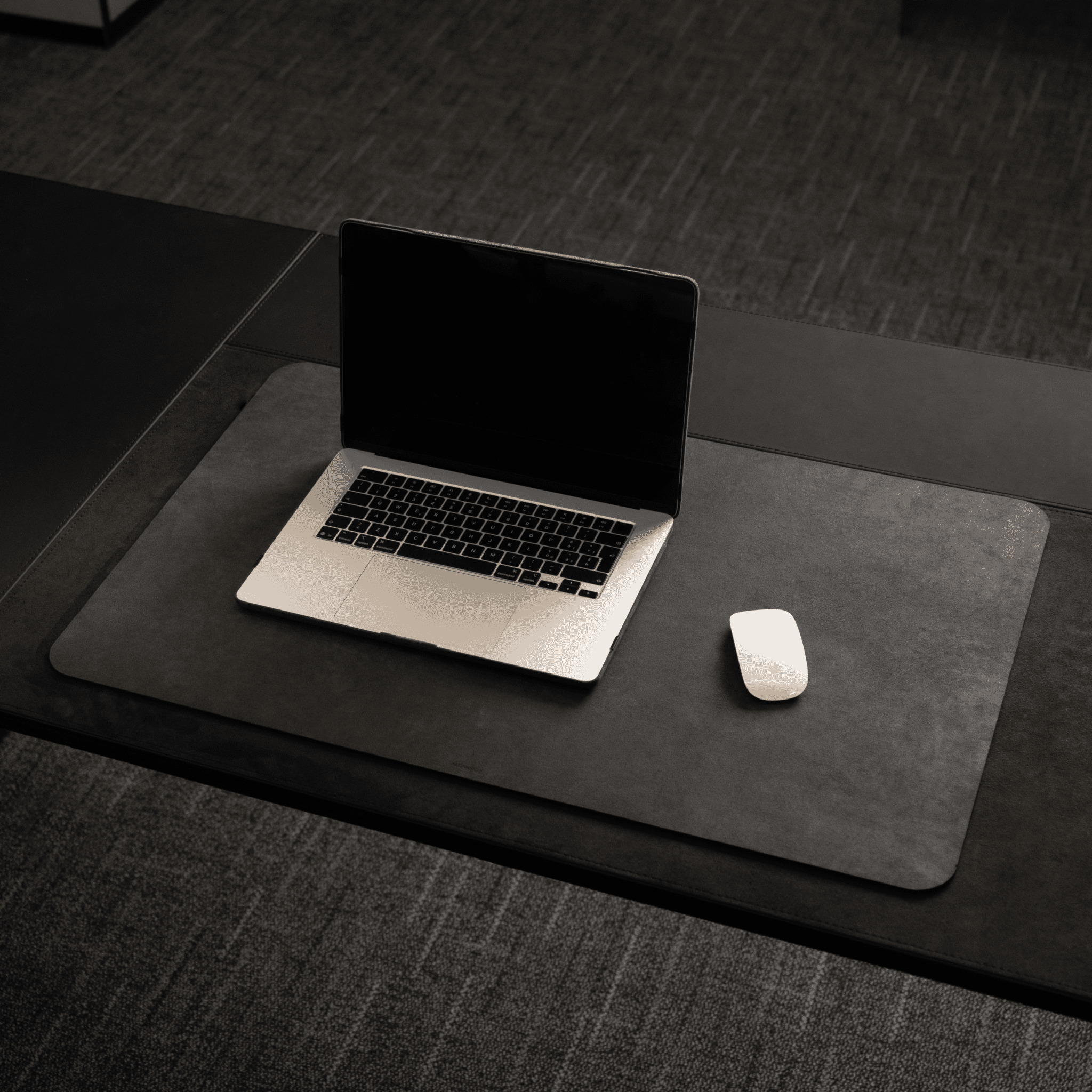 Alcantara Mousepad 80x50cm - Space Grey - Alcanside