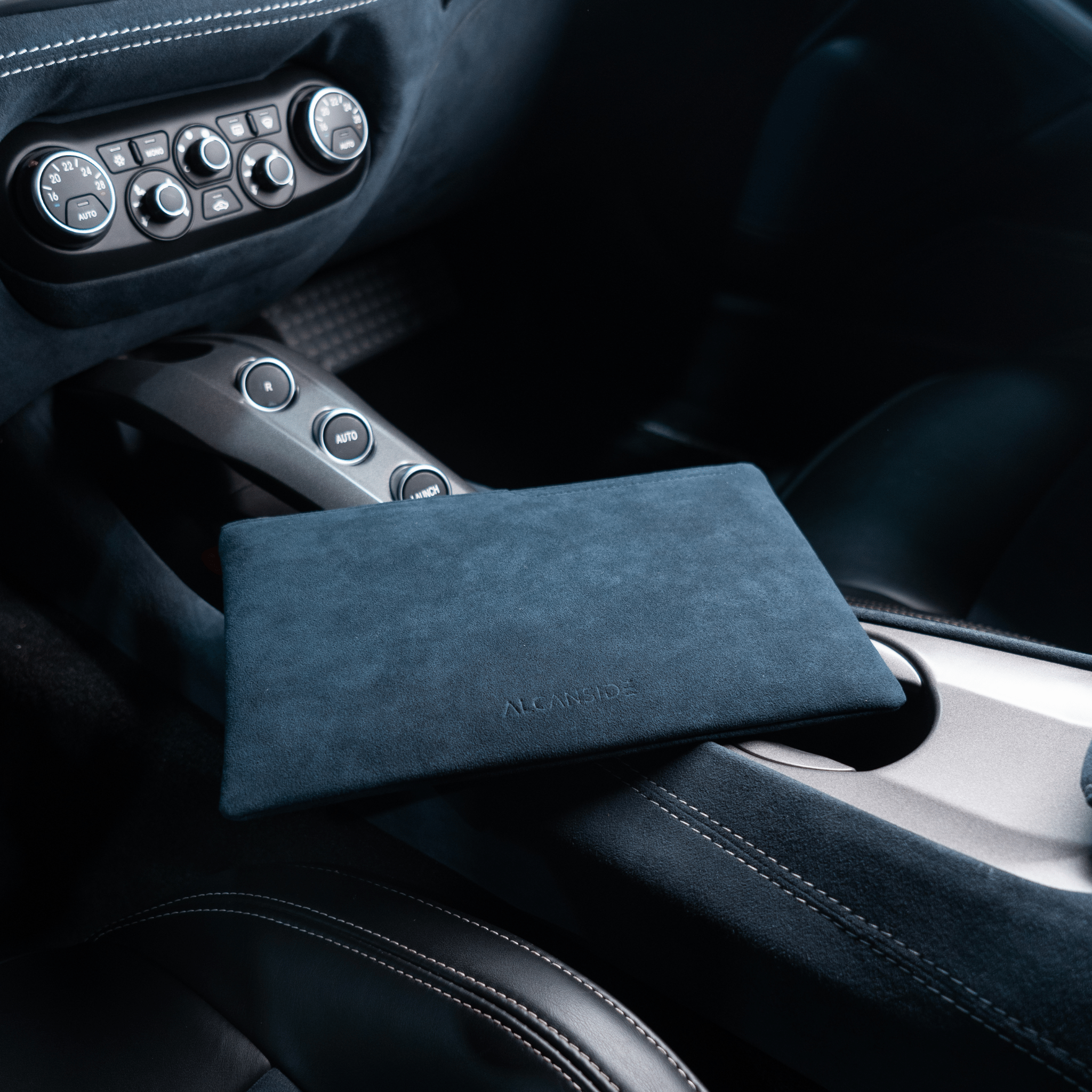 Alcantara Pouch - Ocean Blue - Alcanside