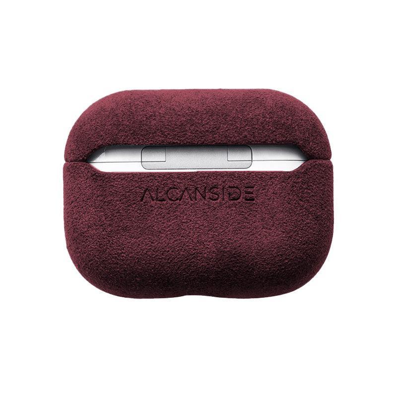 Donkervoort - AirPods (3rd generation) Alcantara Case - Wine Red - Alcanside