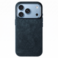 iPhone Alcantara Case - Navy Blue